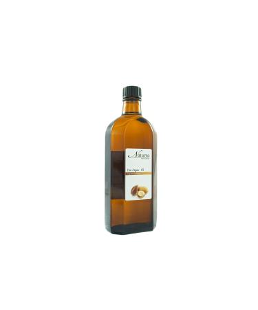 Naturra Argan Oil Organic Cold Pressed 250ml Glass Unrefined Vegan Body Oil Morocco