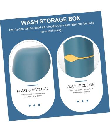 Buy Tovinanna 2-Piece Travel Toothpaste & Toothbrush Holder - Durable Outdoor Case for Easy Storage - Ideal for Travel - Buy Online on GoSupps.com