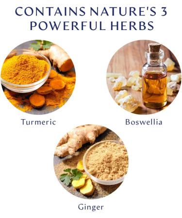 BodyHealth Inflam Relief Joint Supplement with Turmeric, Boswellia & Ginger - 90 Capsules | Non-GMO, Gluten Free, Natural Formula for Back, Knees, Hands - Buy Online on GoSupps.com