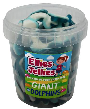 Ellies Jellies Giant Dolphins 630g Bucket