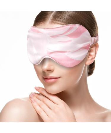 Eidsefe 100% Natural Silk Eye mask for Sleeping  Soft & Breathable Filled with Mulberry Silk Eye Sleep Mask for Women