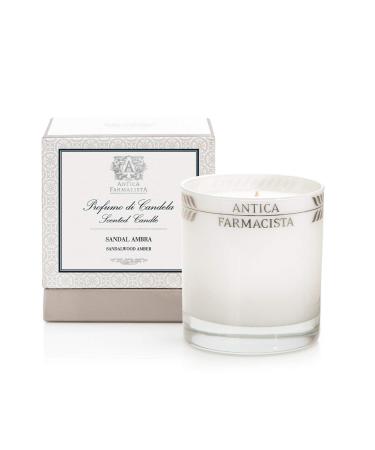 Antica Farmacista Platinum Round Candle Sandalwood Amber