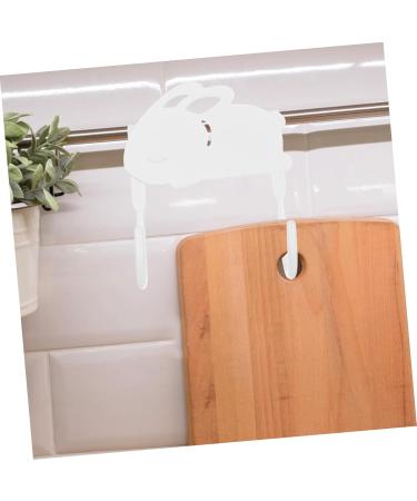 DOITOOL 2pcs Cute Rabbit Hook Coat Rack Clothes Hangers Hooks Spray Paint Door Hanger Hook Bags Door Hook - Buy Online on GoSupps.com