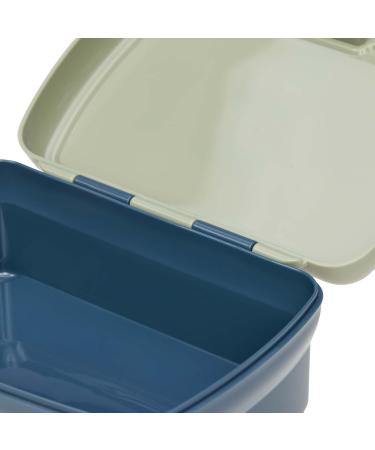 L SSIG Children's Lunch Box with Removable Dividers | BPA-Free & Happy Prints - Blue | International Shipping Available - Buy Online on GoSupps.com