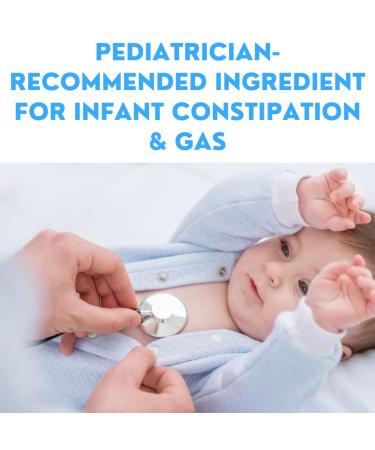Baby Constipation Relief Tea - Organic & Caffeine-Free - For Colic, Gas, Acid Reflux - 20 Count Pack - Up to 80 Servings - Buy Online on GoSupps.com
