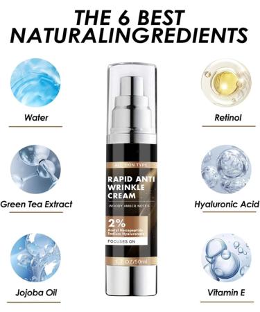 (100% 5 star) Rapid Anti Wrinkle Cream Wrinkle Filler for Deep Wrinkles Instantly | Wrinkle Cream for Men and Women | Wrinkle Cream | Deep Wrinkle Cream | Anti Wrinkle Face Cream | Anti Aging Cream - 50ml/1.7fl.oz (2pcs Rapid Anti Wrinkle Cream) - Buy Online on GoSupps.com