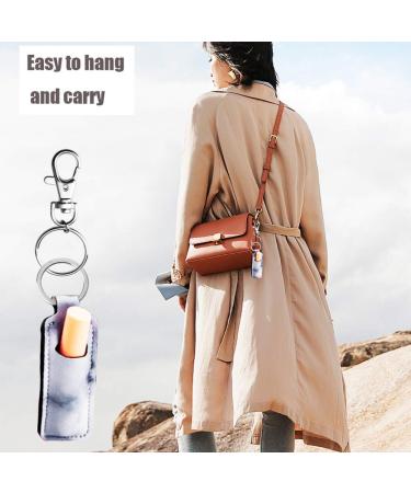 Pengxiaomei 3 Pcs Marble Chapstick Holders - Valentine's Day Gift for Women (Pink Blue Grey) - Buy Online on GoSupps.com