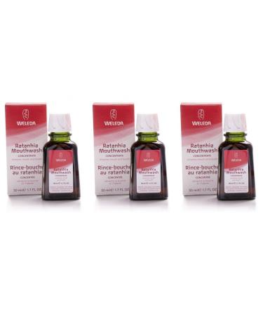 (BUNDLE of 3) | Ratanhia Mouthwash | 50ml - Weleda