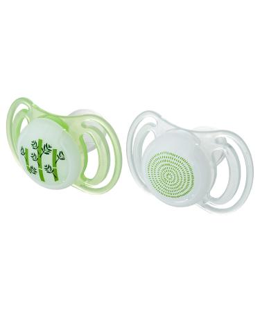 NeoBaby Anatomical Silicone Pacifier 12 Months - 2 Pack Orthodontic Classic & Multicoloured | International Shipping - Buy Online on GoSupps.com