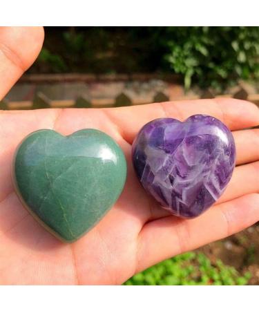 Specimen Healed Quartz Gemstones Natural Heart Crystals pedras para artesanato Reiki Stones Home Decor As a Gift FZUGEDRLI (Color : Tiger Eye Size : Approx 30mm) - Buy Online on GoSupps.com