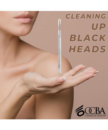 OCBA Blackhead Remover Professional Skincare Spot Treatment Blackhead Remover Tool for Blemish Comedone Whiteheads Pimple Popper with Double Sided Soft Touch and Anti-Slip Design - Buy Online on GoSupps.com