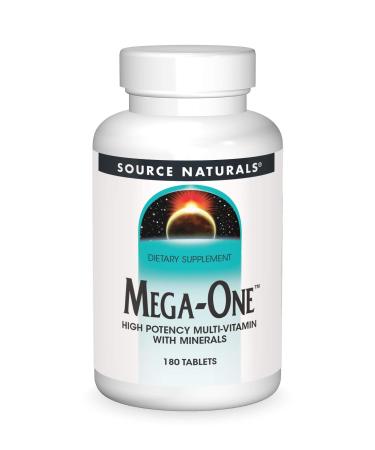 Source Naturals Mega-One High Potency Multi-Vitamin with Minerals 180 Tablets - Buy Online on GoSupps.com