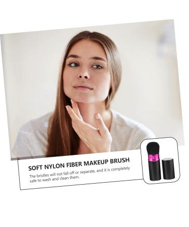 FRCOLOR 2 Pcs Telescopic Makeup Brush Set | Travel-Friendly Blending & Foundation Brushes for Cosmetics & Nail Art - Buy Online on GoSupps.com