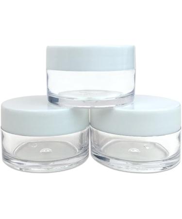 Beauticom 36 Pieces 20G/20ML Round Clear Jars with White Lids - BPA Free for Lotions Creams Toners Lip Balms & Makeup Samples - Perfect for International Shipping - Buy Online on GoSupps.com