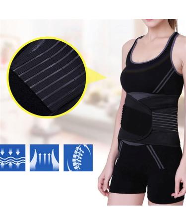 Plus Size Back Brace S-6XL | Adjustable Lumbar Support Belt for Men & Women | Posture Corrector & Waist Trainer in Blue | Fitness & Weight Loss - Buy Online on GoSupps.com
