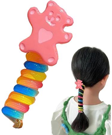 Dorugage Colorful Phone Cord Hair Ties - Colorful Braided phone Wire Hair Ties Comfortable Phone Cord Wear-Resistant Ponytail Holder Hair Ties for Kids 3-6 - Buy Online on GoSupps.com