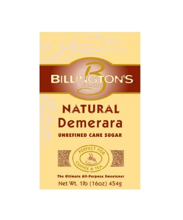 Billington's Natural Demerara Unrefined Cane Sugar, 100 Count (Pack of 10)