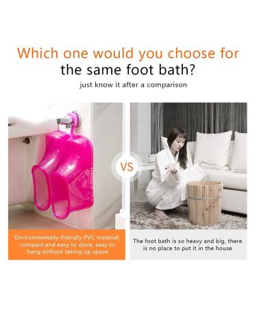 Portable Hook-Type Foot Massage Shoes for Blood Circulation - Pink - Buy Online on GoSupps.com