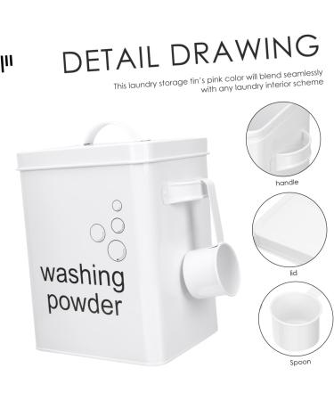 Alipis Washing Storage Bucket Fabric Softener Dispenser Snack Laundry Bin at Home tin Box - Buy Online on GoSupps.com
