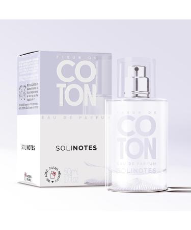 SOLINOTES Cotton Flower Perfume for Women - Eau De Parfum | Delicate Floral and Soothing Scent - Made in France - Vegan - 1.7 fl.oz - Buy Online on GoSupps.com