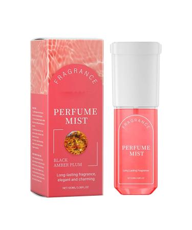 Perfume for Women Amber Plums - Body Perfume Spray Romantic Long Lasting Eau De Parfum Captivating Hair Mist Suitable for Travel Size Presents for Women 4.6x4.7x13.4 A