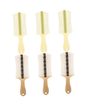 Holibanna Peigne Antipelliculaire Dents Fines pour Chien et Chat Lot de 6 Pi ces Double Face Grosse Taille Plastique pais avec Manche Ergonomique Soins Capillaires Efficaces