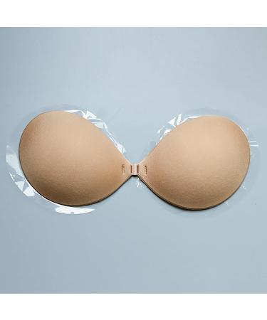 Shop 2B Goods Shiny Fabric Seamless Bra & Underwear | Silicone Bra for Wedding Dresses & Pregnancy Clothing in Beige - Buy Online on GoSupps.com