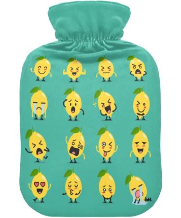 Buy Naanle Funny Lemon Heat Bottle - 2L Transparent Hot Water Bottle for Bed Hand/Foot Pain Relief | Heat & Cold Therapy - Buy Online on GoSupps.com