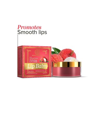 Kh-adi Natural Lychee Lip Balm with Beeswax & Shea Butter | Softens and Hydrates Lips | Free from Harsh Chemicals | Unisex | 5g - Buy Online on GoSupps.com