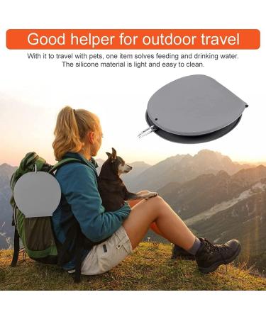 Foldable Travel Dog Bowls | Portable Silicone Food & Water Bowls for Dogs & Cats - Ideal for Medium to Large Pets - Buy Online on GoSupps.com