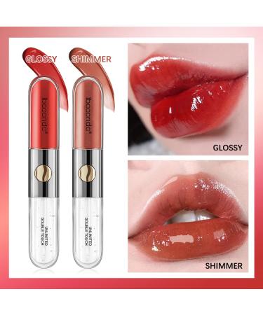 Shop Double-Ended Lip Oil & Matte Lip Gloss | Waterproof Lipstick Sealer - Hydrating Lip Glow & Plumper | International Shipping - Buy Online on GoSupps.com