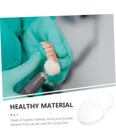 Beavorty Love-Shaped Prostheses Storage Box - Transparent 2-Piece Set for Outdoor Retention | Durable Plastic Holder Etui - Buy Online on GoSupps.com