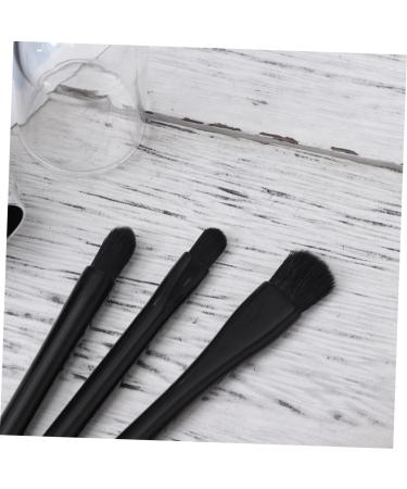 NOLITOY Portable Cosmetic Brush Set - 4-in-1 Retractable Makeup Brush Double Ended Boxed for Home Use - Perfect Travel Size Beauty Set in Black - Buy Online on GoSupps.com