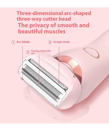 Duskofficial Razor Beautibloom - Elegance Portable Shaver SilkShave 2 in 1 Electric Shaver Razors for Women Elorixa Razor Epilator Trimmer for Women Wet Dry Shaver Women (Pink) - Buy Online on GoSupps.com