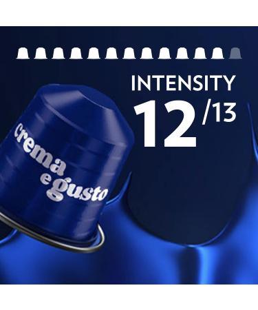 Lavazza Crema E Gusto Medium Roast Coffee Capsules Compatible with Nespresso Original Machines creamy coffee chocolate hints wood and spice aftertaste (10 Count) Pack of 1 - ( Packaging May Vary ) Crema e Gusto 10 count (Pack of 1) - Buy Online on GoSupps.com