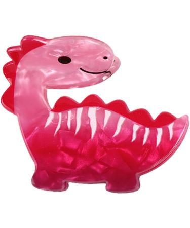 Buerfu Dinosaur Hair Clips - Cute Novelty Dinosaur Barrettes - Novelty Fashionable Acrylic Animal Hair Clips For Children Women Kids Little Girls Diplodocus - Buy Online on GoSupps.com