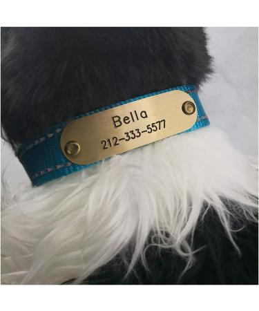 Bow Tie Pet Tag Dog Cat Personalized Bone Monogram 