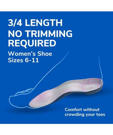 Buy Dr. Scholl's Tri-Comfort Orthotics Inserts for Women - 1 Ct | Enhance Comfort & Support | Free Worldwide Shipping - Buy Online on GoSupps.com