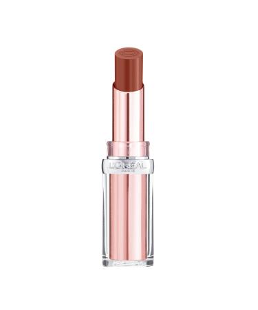 L'Or al Paris LOr al Paris Moisturizing lipstick balminlipstick with naturallooking finish Color Riche Glow Paradise 107 Brown Enchante 1 x 38 g 1 piece 1er Pack 107 Brown Enchante