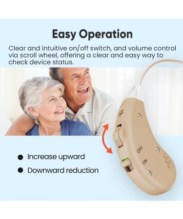 Jinghao Sound Amplifier - High-Quality Ear Enhancer with Surround Noise Support & USB Charging (Beige) - International Shipping Available - Buy Online on GoSupps.com