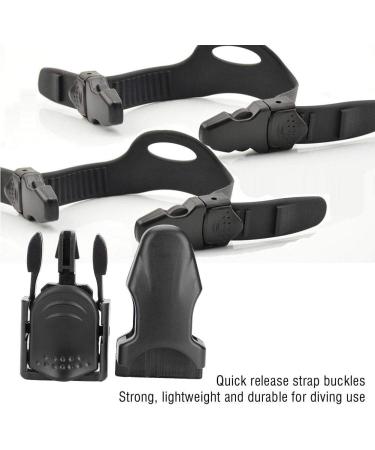 Adjustable Swimming Fin Flippers with Quick Release Buckles for Scuba Diving - (B) - Buy Online on GoSupps.com