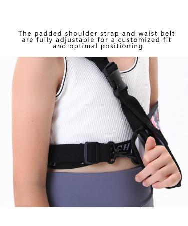 Fotgok Kids Arm Sling with Waist Belt - Shoulder Immobilizer for Children - Pediatric Breathable Support Brace - Red Rose (Large) - Buy Online on GoSupps.com