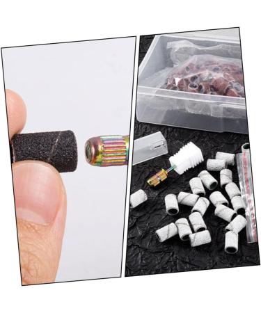 1 Box Sanding Ring Cuticle Knife Toenail Clippers Sanding Band Nail Accessories Sanding Belt Gel Nail Polish Remover Girls Manicure Tools Polishing Sanding Sand Circle 4.2x1.3cm As Shown - Buy Online on GoSupps.com