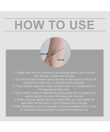  Duroecsain Waterproof Body Makeup - Waterproof Leg Cream Invisible Antiperspirant Base for Parties Offices Classrooms Family Gatherings Cosplay Events - Buy Online on GoSupps.com