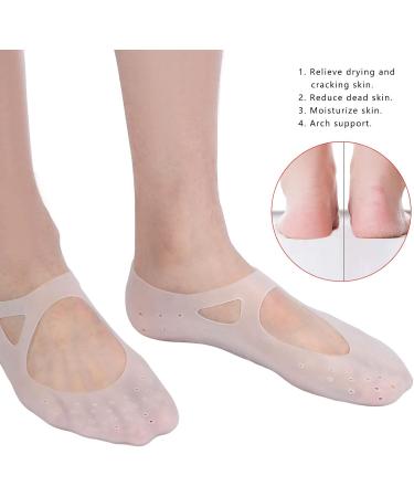 Moisture Socks for Ultimate Foot Care - 2 Pack Gel Socks Repair Rough Skin & Prevent Cracks - Buy Online on GoSupps.com