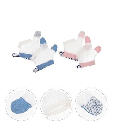 FOMIYES Baby Hand Mittens 2 Pairs Stop Thumb Sucking Gloves Anti-Sucking Mittens Thumb Sucking Guards Scratches Gloves No Scratch Mittens for Kids Child Infant (S) Kids Tools S As Shown - Buy Online on GoSupps.com