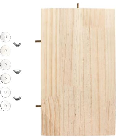 40 x 26 cm Large Bird Platform Natural Wood Pet Climbing Platform Small Animal Cage Accessories for Parrots Budgies Cockatiels Rats Hamsters Guinea Pigs 40 26 CM - Buy Online on GoSupps.com