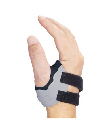 Velpeau Thumb Support Brace - CMC Joint Stabilizer Orthosis Spica Splint for Osteoarthritis Instability Tendonitis Arthritis Pain Relief for Women and Men Comfortable (Black Right Hand Medium) Medium Black-Right Hand