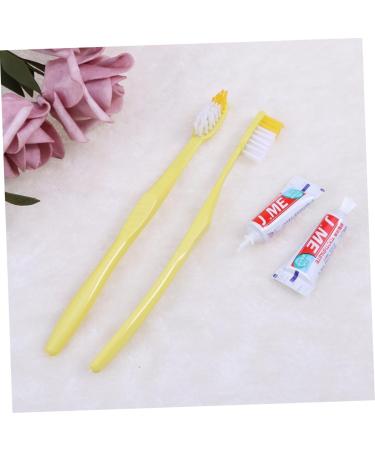 Minkissy 20-Piece Toothbrush and Toothpaste Kit | Travel Toothbrush Set for Hotels & VIP Reisen | Essential Travel Hygiene Supplies - Buy Online on GoSupps.com