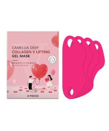 Chin mask for tightening and strengthening Lifting Gel Masque Facial reducer for jaw contour firming rejuvenating double skin elasticity tightening